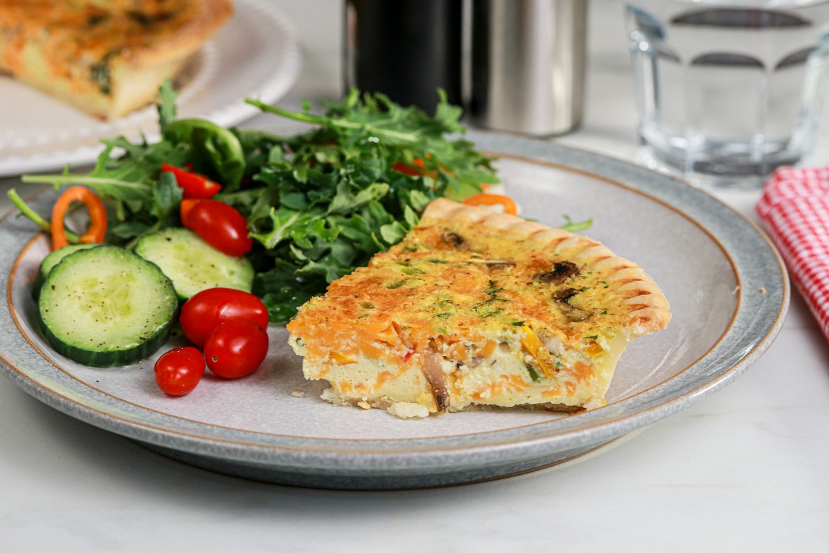 GlutenFree Vegetarian Quiche